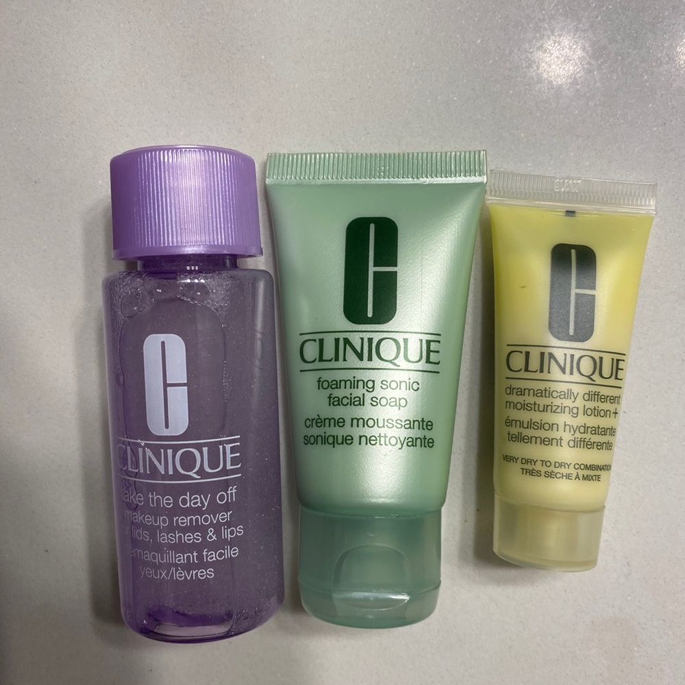 Clinique travel trio